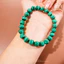 Hoả tốc - Ngọc Đan Tâm - Vòng Tay Đá Khổng Tước 8mm 3A - Mệnh Mộc & Mệnh Hỏa