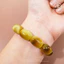 Hoả tốc - Ngọc Đan Tâm - Vòng Tay Mắt Hổ Vàng Lu thống 12x16mm 5A - Mệnh Kim & Mệnh Thổ