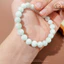 Hoả tốc - Ngọc Đan Tâm - Vòng Tay Angelite 8mm 2A - Mệnh Thuỷ