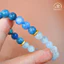 Hoả tốc - Ngọc Đan Tâm | Vòng Tay Lưu Thủy (Aquamarine 7mm 3A & Apatite 8mm 2A) | Mệnh Thủy, Mộc