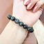Hoả tốc - Ngọc Đan Tâm - Vòng Tay Mắt Chim Ưng Xám 10mm 5A - Mệnh Kim & Mệnh Thuỷ