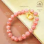 Hoả tốc - Ngọc Đan Tâm - Vòng Tay Cửu Vĩ Đào Hoa 8mm 5A - Mệnh Thổ & Mệnh Hỏa