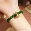 Hoả tốc - Ngọc Đan Tâm - Vòng Tay Đá Diopside Phối Charm Chuông Lục Tự Và Chùy Kim Cang 8mm 4A - Mệnh Mộc & Mệnh Hoả