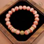 Hoả tốc - Ngọc Đan Tâm - Vòng Tay Đào Hoa Vân Mây 8mm 5A Phối Charm Đính Đá - Mệnh Thổ & Mệnh Hoả