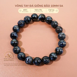 Hoả tốc - Ngọc Đan Tâm - Vòng Tay Đá Giông Bão 10mm 5A - Mệnh Thuỷ & Mệnh Mộc