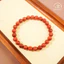 Hoả tốc - Ngọc Đan Tâm - Vòng Tay Carnelian Tứ Xuyên 7mm 5A - Mệnh Hoả & Mệnh Thổ