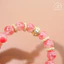 Hoả tốc - Ngọc Đan Tâm - Vòng Tay Tường Vi 9mm 5A Phối Charm Đính Đá Hồng - Mệnh Hoả & Mệnh Thổ