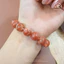 Hoả tốc - Ngọc Đan Tâm - Vòng Tay Đá Mặt Trời 12mm 4A - Mệnh Hoả & Mệnh Thổ