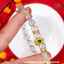 Hoả tốc - Ngọc Đan Tâm - Vòng Tay Đá Fluorite Xanh 8mm Phối Charm Ngọc Bích Hồ Lô - Mệnh Mộc & Mệnh Hoả