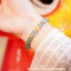 Hoả tốc - Ngọc Đan Tâm - Vòng Tay Ngọc Lam Băng 6mm Phối Charm Đuôi Cá - Đa Mệnh