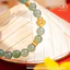 Hoả tốc - Ngọc Đan Tâm - Vòng Tay Ngọc Lam Băng 6mm Phối Charm Đuôi Cá - Đa Mệnh