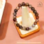Hoả tốc - Ngọc Đan Tâm - Vòng Tay Đá Gỗ Hóa Thạch 8mm 2A - Mệnh Hoả & Mệnh Thổ