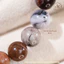 Hoả tốc - Ngọc Đan Tâm - Vòng Tay Đá Gỗ Hóa Thạch 8mm 2A - Mệnh Hoả & Mệnh Thổ