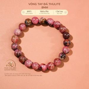 Hoả tốc - Ngọc Đan Tâm - Vòng Tay Đá Thulite 8mm 2A - Mệnh Hoả & Mệnh Thổ