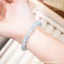 Hoả tốc - Ngọc Đan Tâm - Vòng Tay Đá Aquamarine 7mm 3A - Mệnh Thuỷ & Mệnh Mộc