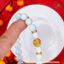 Hoả tốc - Ngọc Đan Tâm - Vòng Tay Ngọc Thanh Bình Phối Charm Nút Thắt Cát Tường - Mệnh Thuỷ & Mệnh Mộc