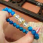 Hoả tốc - Ngọc Đan Tâm - Vòng Tay Ẩn Hải Tâm (Apatite 8mm 2A Phối Thạch Anh Trắng 8mm 2A) - Mệnh Thuỷ & Mệnh Mộc