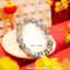 Hoả tốc - Ngọc Đan Tâm - Vòng Tay Xà Cừ Vip 10-11mm 5A Phối Charm Chú Om - Mệnh Kim & Mệnh Thuỷ