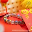 Hoả tốc - Ngọc Đan Tâm - Vòng Tay Xà Cừ Vip 10-11mm 5A Phối Charm Chú Om - Mệnh Kim & Mệnh Thuỷ