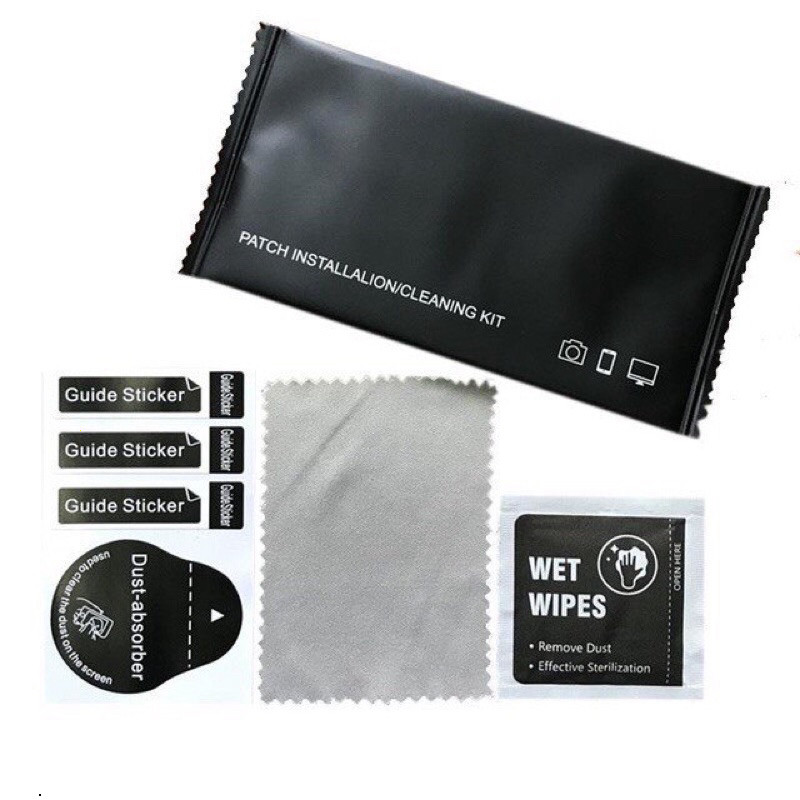 Bộ Giấy Lau Màn Hình và Lấy Bụi Chuyên Dụng Dán Cường Lực Điện Thoại, Dán Skin PPf, Lau Kính - KING GLASS