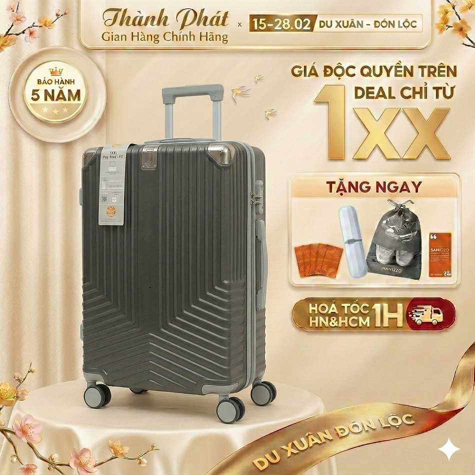 Hàng siêu cấp Vali Du Lịch Thành Phát ( BH 1 Đổi 1 Chính Hãng) VL13coc Nhựa ABS Chống Va Đậ, Size 20/24 | BigBuy360 - bigbuy360.vn