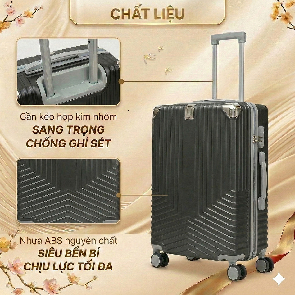 Hàng siêu cấp Vali Du Lịch Thành Phát ( BH 1 Đổi 1 Chính Hãng) VL13coc Nhựa ABS Chống Va Đậ, Size 20/24 | BigBuy360 - bigbuy360.vn