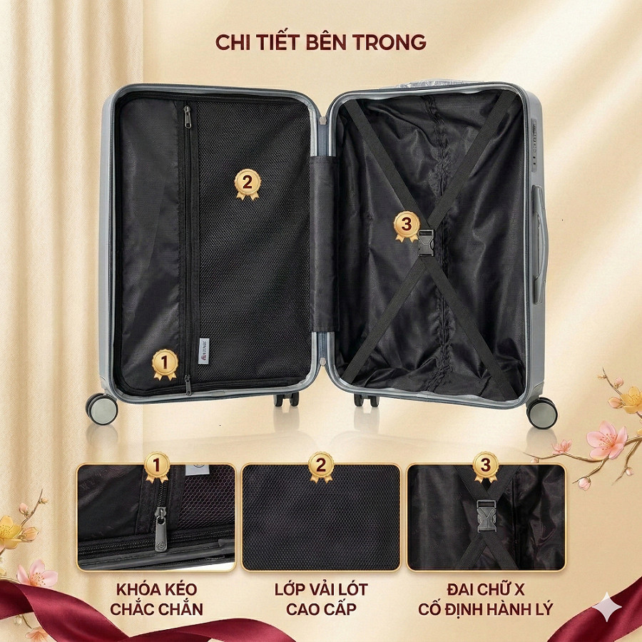 Hàng siêu cấp Vali Du Lịch Thành Phát ( BH 1 Đổi 1 Chính Hãng) VL13coc Nhựa ABS Chống Va Đậ, Size 20/24 | BigBuy360 - bigbuy360.vn
