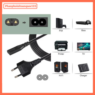 Dây Nguồn Số 8 Dài 1.2M - Cáp Nguồn Sử Dụng Tiện Lợi Cho Các Thiết Bị Laptop, Laptop, Loa, TV,....