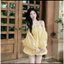 set áo trễ vai tay dài dáng bí kèm chân váy bí phồng dự tiệc vừa trẻ trung vừa xinh sang top nữ SHOPTINAFASHION Sh