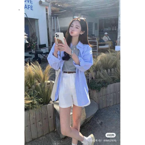 Set Bộ Nữ 3 Món, Áo Sơ Mi Kate, Áo Ba Lỗ Tăm, Quần Form, Kèm Đai Nịt, Đi Chơi, Đi Biển Shop Uyên Fashion