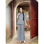 Đồ lam pháp phục đi chùa nữ chất linen hàn cao cấp thêu hoa sen sang trọng thanh lịch , có túi quần Shop Uyên Fash