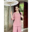 Đồ lam pháp phục đi chùa nữ chất linen hàn cao cấp thêu hoa sen sang trọng thanh lịch , có túi quần Shop Uyên Fash