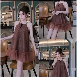 Đầm Babydoll Tiểu Thư Ren Rúa Phối Bèo Lưới – Váy Nữ Dễ Thương, Thiết Kế Xinh Xắn | Shop TiNa Fashion Shop Uyên Fa