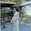 Set váy ren nữ mặc đi chơi tay dài cổ vest mix chân váy maxi đuôi cá 2 màu sang chảnh Shop Uyên Fashion