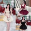 Đầm Thiết Kế Hai Dây Lưới Bông, Cột Nơ, Tùng Cotton Dáng Bí Phồng, Dễ Thương Shop Uyên Fashion