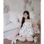 SET ÁO BI QUÂY "NƠ TO" PHỐI CHÂN VÁY XINH Shop TiNa Fashion Shop Uyên Fashion