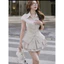 Set Đồ Công Sở Nữ Áo Sơ Mi Thêu Nơ + Chân Váy Xếp Ly 2 Tầng | Trẻ Trung, Thời Thượng Shop Uyên Fashion