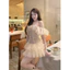 Váy Ren Hoa Cánh Tiên Tiểu Thư Phối Lưới, Đầm Nữ Duyên Dáng Xinh Xắn Sang Trọng Shop Uyên Fashion