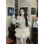 Váy Ren Hoa Cánh Tiên Tiểu Thư Phối Lưới, Đầm Nữ Duyên Dáng Xinh Xắn Sang Trọng Shop Uyên Fashion