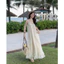 Đầm Maxi 2 Dây Chất Tơ Thêu Hoa Nổi Tiểu Thư Sang Chảnh Mặc Đi Biển, Du Lịch Cực Xinh Shop Uyên Fashion
