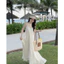 Đầm Maxi 2 Dây Chất Tơ Thêu Hoa Nổi Tiểu Thư Sang Chảnh Mặc Đi Biển, Du Lịch Cực Xinh Shop Uyên Fashion