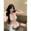 Áo Yếm Buộc Nơ Cổ Dáng Xoè Chun Lưng, Váy Nữ 5 Màu Pastel Xinh Xắn Dễ Thương Shop Uyên Fashion
