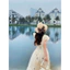 Đầm Nữ Voan Hoa Cao Cấp, Hai Dây Cánh Tiên, Có Mút, Dáng Maxi Dài, Đi Biển, Đi Chơi Shop Uyên Fashion