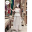 Set váy nữ thiết kế đi tiệc sang trọng áo chất gấm cup peplum có mút đan dây eo dây choàng cổ + Chân váy maxi voan