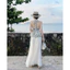 Set Nữ Maxi Trắng Ren - Tay Hở Lưng, Dáng Xòe Cánh Tiên, Vintage, Đi Biển Shop Uyên Fashion