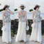 Set Nữ Maxi Trắng Ren - Tay Hở Lưng, Dáng Xòe Cánh Tiên, Vintage, Đi Biển Shop Uyên Fashion