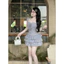 Đầm thời trang Nữ hotgirl dáng mini xếp tầng chất tơ nến 2 dây xếp nếp cúp ngực có mút đính hoa nổi bậc có 3 màu S