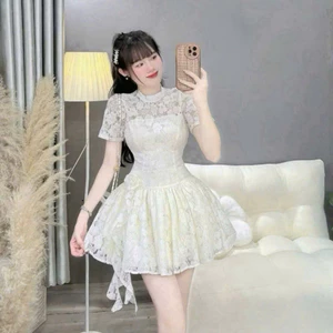 Đầm công chúa chất ren sang chảnh kèm quần rời SHOPTINAFASHION Shop Uyên Fashion
