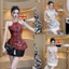 set YẾM GẤM (không mút) + chân váy tafta phom A Shop TiNa Fashion Shop Uyên Fashion