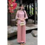 SET CÁCH TÂN ÁO TƠ THÊU HOA NỚI KÈM QUẦN DÀI SUÔNG , mặc tết, ,đi chùa, lễ hội,chụp Shop TiNa Fashion Shop Uyên Fa